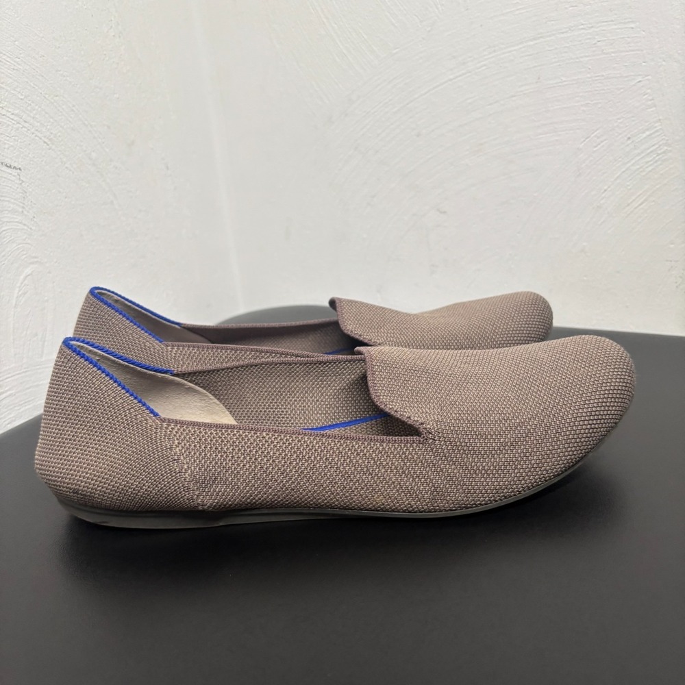 Rothy's The Loafer Mocha Light Brown Slip On Loafers Flats Shoes Women's Size 9 - Picture 2 of 10